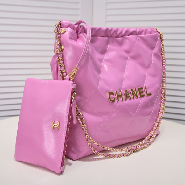 シャネルバッグ素材ディテール